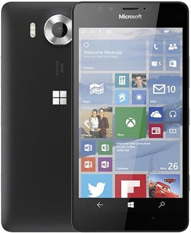 Refurbished: Microsoft Lumia 950 Dual SIM 32GB Black, Unlocked B