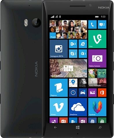 Refurbished: Nokia Lumia 930 Black, 3 B