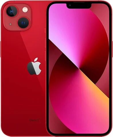 Refurbished: Apple iPhone 13 128GB Product Red, Vodafone B