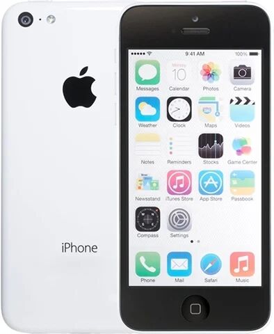 Refurbished: Apple iPhone 5C 8GB White, Vodafone B