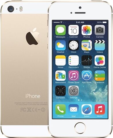 Refurbished: Apple iPhone 5S 16GB Gold, 3 B