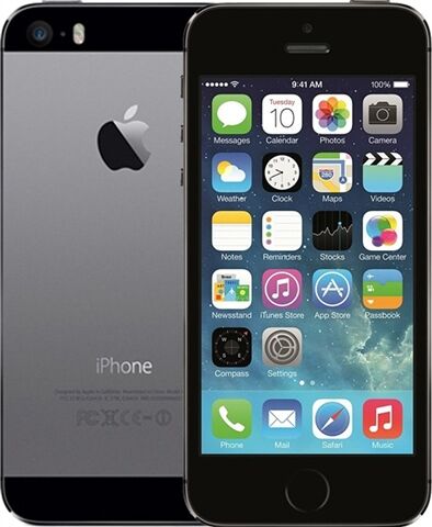 Refurbished: Apple iPhone 5S 16GB Grey, 3 B