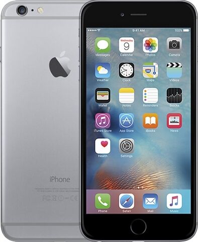 Refurbished: Apple iPhone 6 Plus 16GB Grey, 3 B