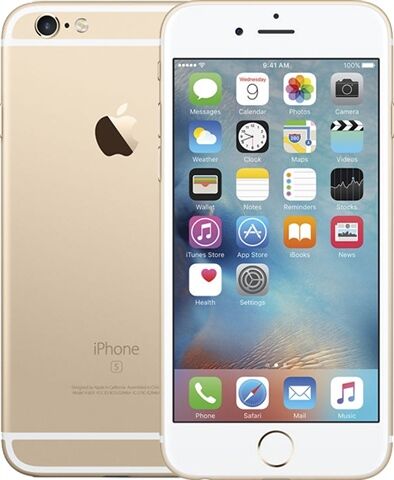 Refurbished: Apple iPhone 6S 128GB Gold, Unlocked B