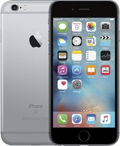 Refurbished: Apple iPhone 6S 32GB Space Grey, Eir B