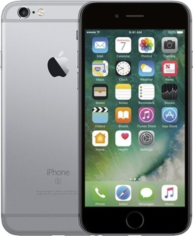 Refurbished: Apple iPhone 6S 32GB Space Grey, Vodafone B