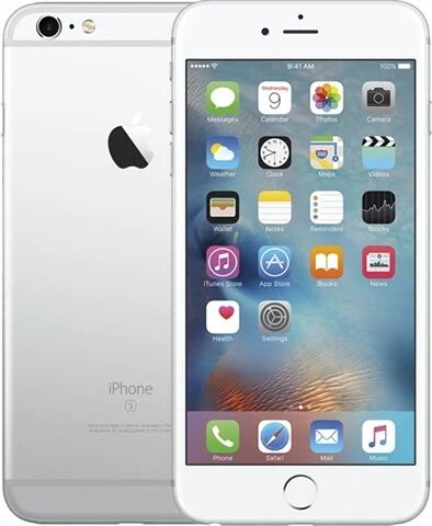 Refurbished: Apple iPhone 6S Plus 128GB Silver, Unlocked B