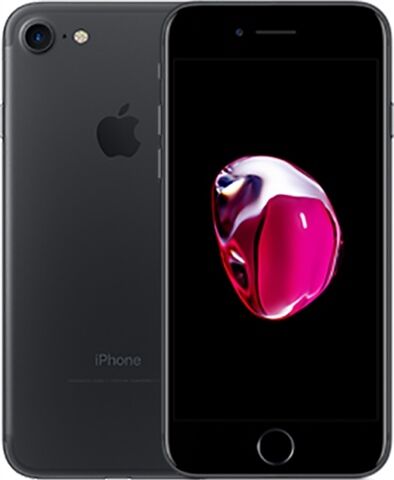 Refurbished: Apple iPhone 7 128GB Black, 3 B