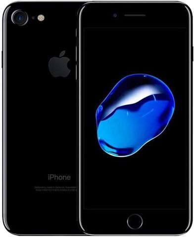 Refurbished: Apple iPhone 7 32GB Jet Black, Vodafone B