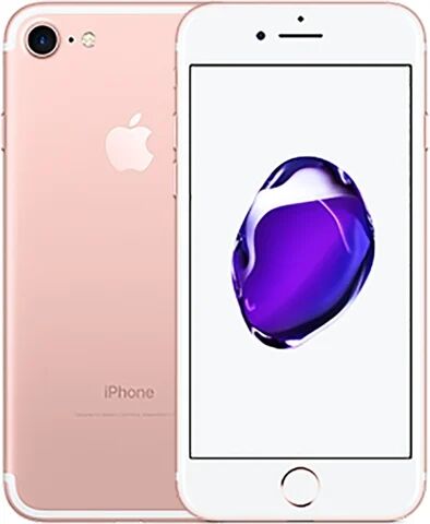 Refurbished: Apple iPhone 7 32GB Rose Gold, 3 B