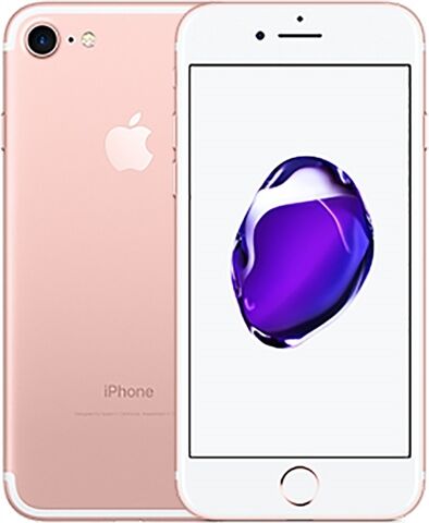 Refurbished: Apple iPhone 7 32GB Rose Gold, Tesco B