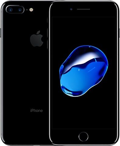 Refurbished: Apple iPhone 7 Plus 128GB Jet Black, Unlocked B