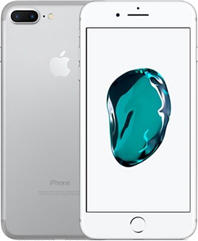 Refurbished: Apple iPhone 7 Plus 128GB Silver, Unlocked B