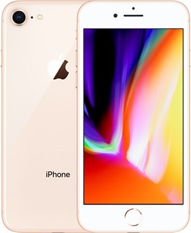 Refurbished: Apple iPhone 8 128GB Gold, Unlocked B