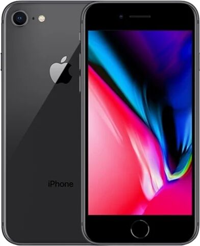 Refurbished: Apple iPhone 8 128GB Space Grey, Unlocked C