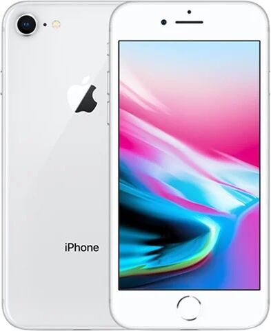 Refurbished: Apple iPhone 8 64GB Silver, Vodafone C