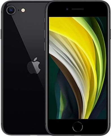 Refurbished: Apple iPhone SE (2nd Generation) 128GB Black, Unlocked B