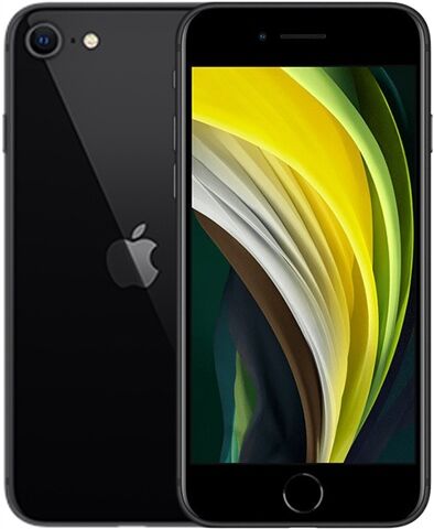 Refurbished: Apple iPhone SE (2nd Generation) 128GB Black, Unlocked C