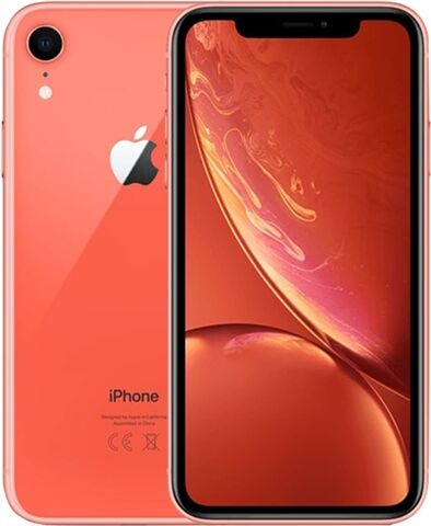 Refurbished: Apple iPhone XR 128GB Coral, Unlocked B