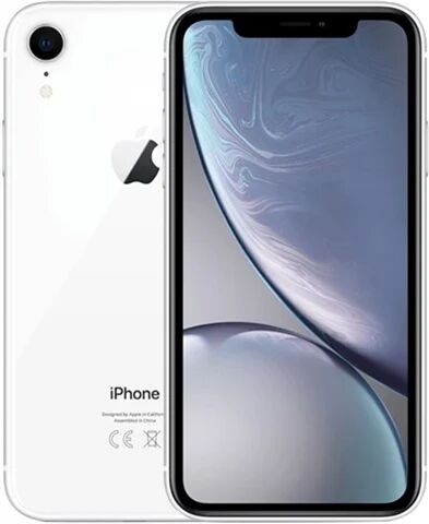 Refurbished: Apple iPhone XR 128GB White, Unlocked C