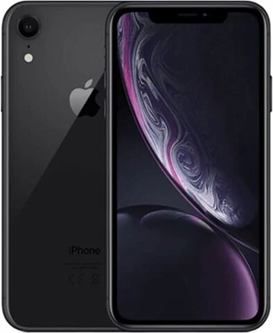 Refurbished: Apple iPhone XR 64GB Black, 3 B