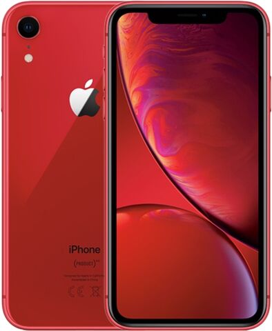 Refurbished: Apple iPhone XR 64GB Product Red, Vodafone B