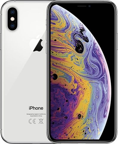 Refurbished: Apple iPhone XS 256GB Silver, Unlocked B