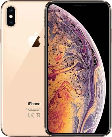 Refurbished: Apple iPhone XS Max 256GB Gold, Unlocked B