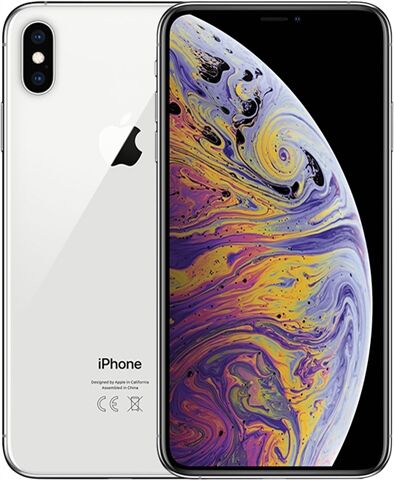 Refurbished: Apple iPhone XS Max 64GB Silver, Vodafone B