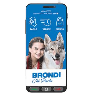 Brondi AMICO SMARTPHONE S+B, 16 GB, BLACK