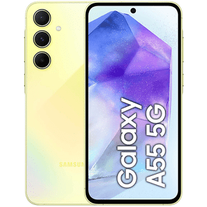 Samsung Galaxy A55 5G 256GB, 256 GB, Awesome Lemon