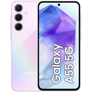 Samsung Galaxy A55 5G 256GB, 256 GB, Awesome Lilac