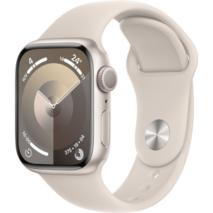 Apple watch series 9 gps 45mm alluminio galassia cinturino sport galassia taglia ml no brand eu