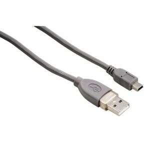 Hama Cavo USB A 2.0/Mini USB B 2.0, 0,25 metri, grigio, 1 stella