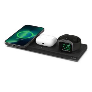 Belkin Caricabatterie  WIZ016myBK Cuffie, Smartphone, Orologio intelligente Nero Carica wireless Ricarica rapida Interno [WIZ016MYBK]