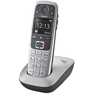 Siemens E560 Telefono Cordless, Tasti Grandi, Numeri sul Display Grandi, Tastiera Illuminata, Suonerie e Audio Potenziato, Tasto SOS, Grigio [Italia]