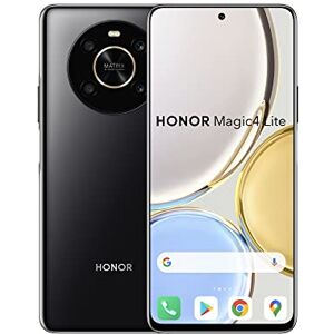 Honor Magic4 Lite 4G Smartphone telefono da 6 + 128 GB con Android 11 e Fotocamera da 48 MP, LCD da 6,81” e 90 Hz, Snapdragon 625 e Carica Rapida da 66 W con Batteria da 4800mAh, Midnight Black