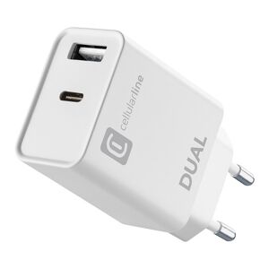 Cellular Line Dual Charger - iPhone 8 or later