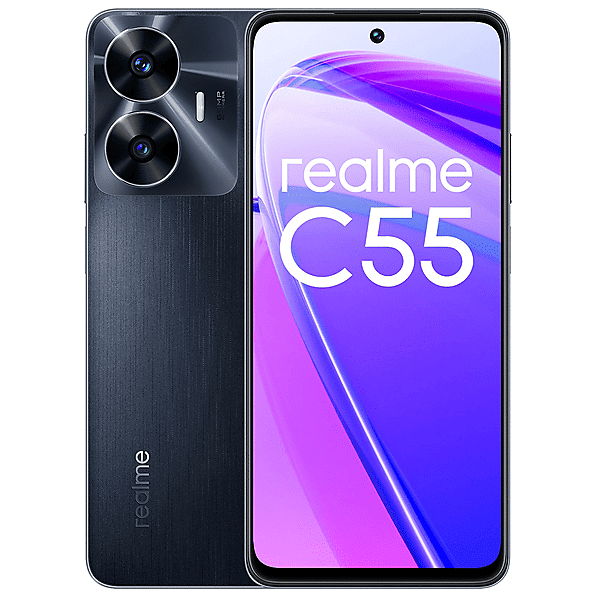 realme c55 6+128, 128 gb, black