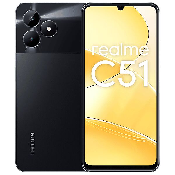 realme c51 4+128, 128 gb, black