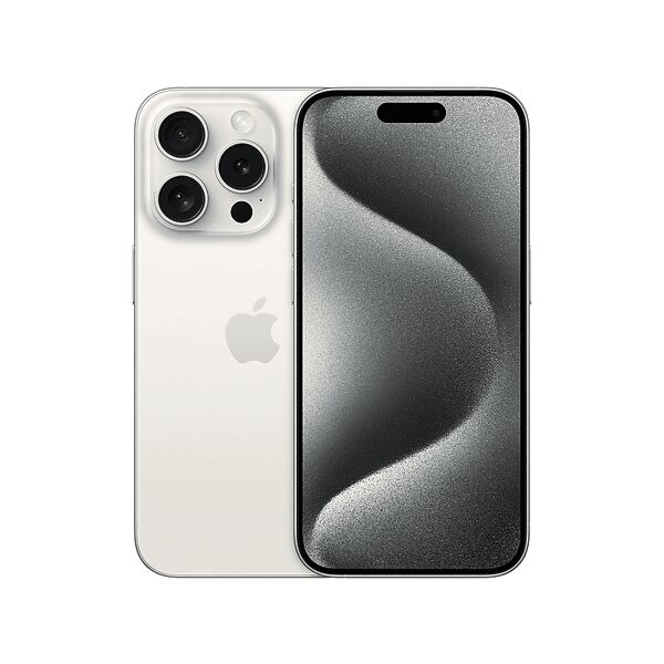 apple iphone 15 pro 128gb titanio bianco