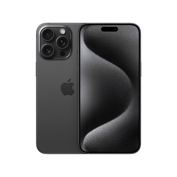 apple iphone 15 pro max 256gb titanio nero