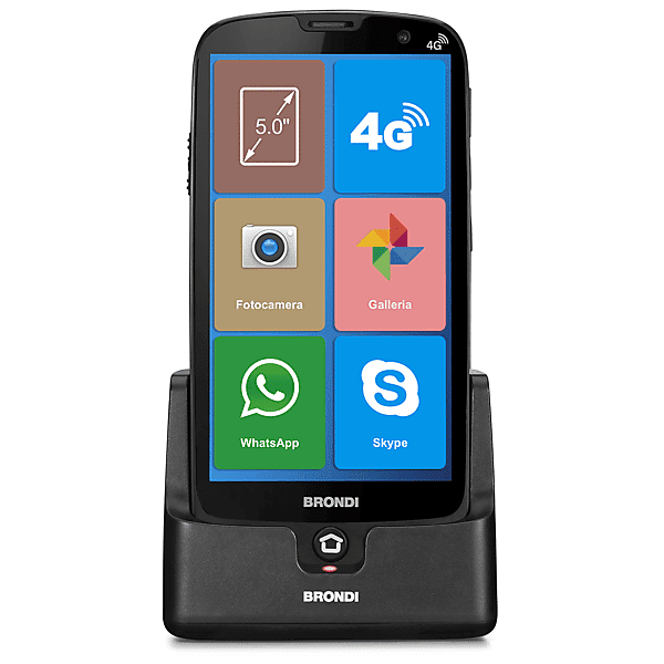 brondi amico smartphone xs, 8 gb, black