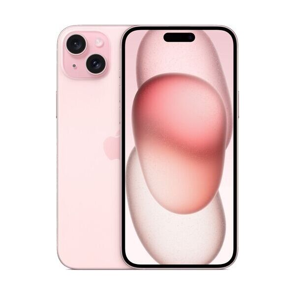 apple iphone 15 plus   256 gb   dual-sim   rosa   nuova batteria
