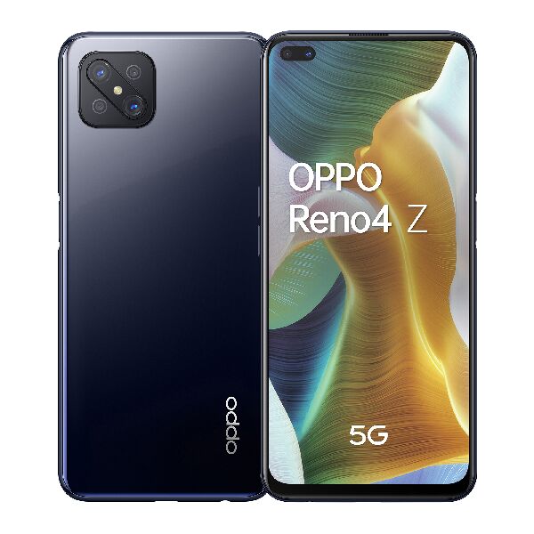 oppo reno 4 z  reno reno4 z smartphone 5g, 184g, display 6.57 fhd+ lcd, 4 fotocamere 48mp, ram 8gb + rom 128gb non espandibile, batteria 400