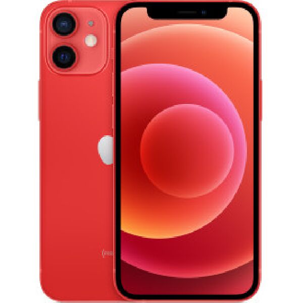 apple mge53qla iphone 12 mini 128gb 5g red garanzia italia