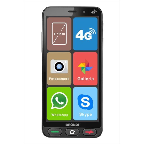 brondi amico smartphone s-nero