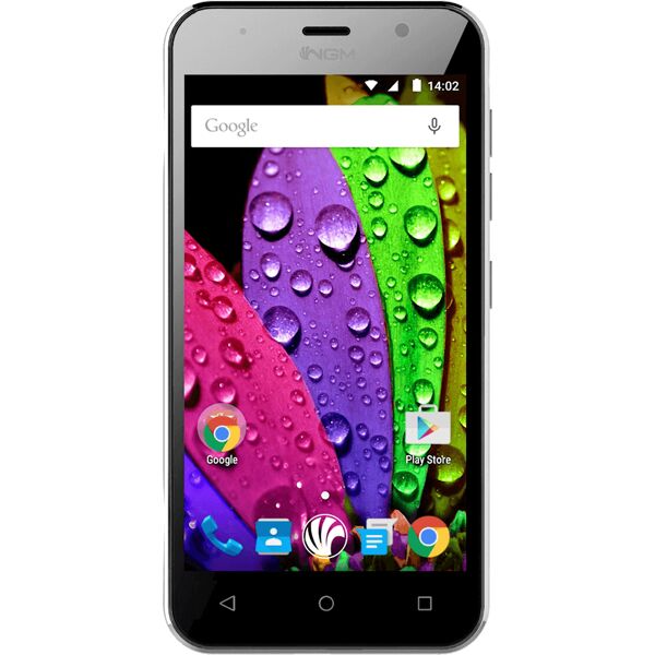 ngm e451d/bk-sl mobile dynamic e451 - smartphone dual sim 4.5 512 mb/8 gb 5 mp android colore silver - e451d/bk-sl