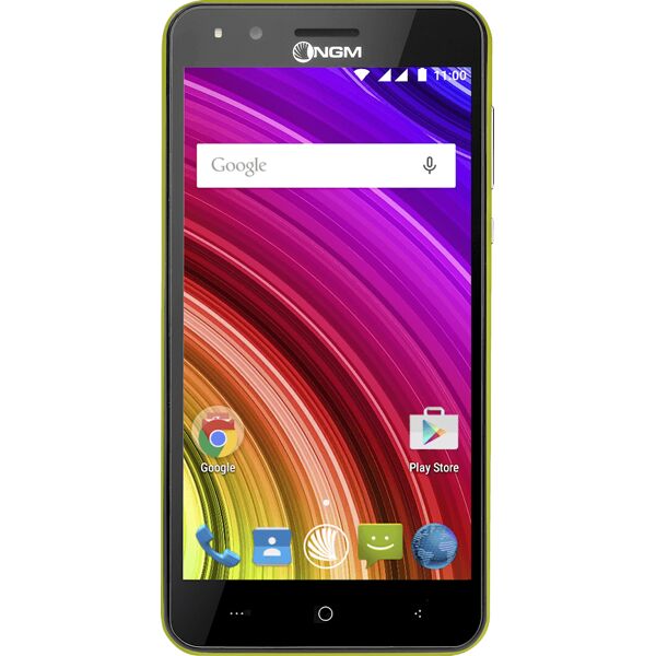 ngm yc-e507plus/lime mobile you color e505 - smartphone dual sim 5 8 gb 5 mp android colore giallo - yc-e507plus/lime