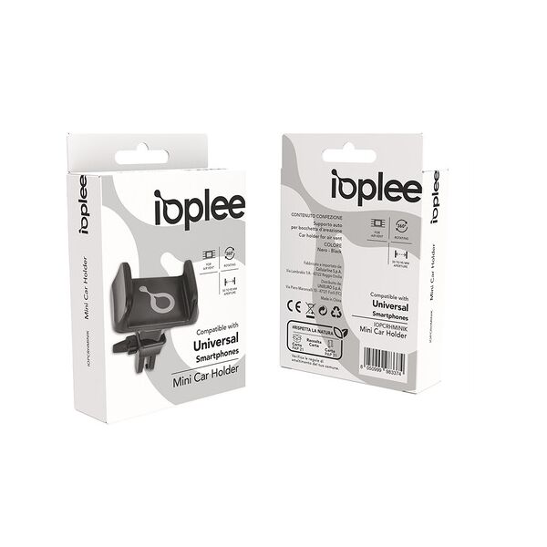 ioplee car holder bocchetta areazione (nero)